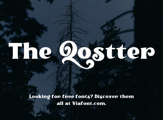The Qostter Font