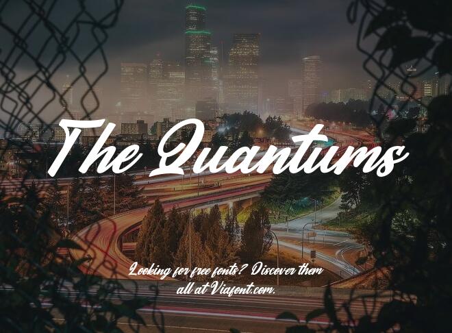 The Quantums Font