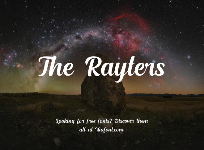The Rayters Font
