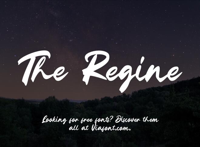 The Regine Font