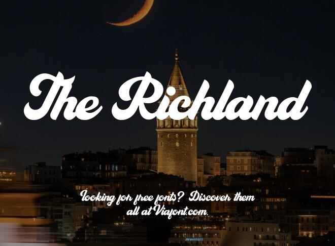 The Richland Font