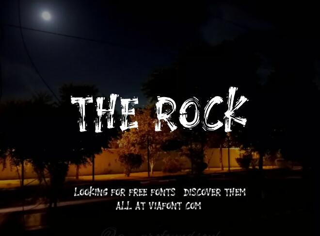 The Rock Font
