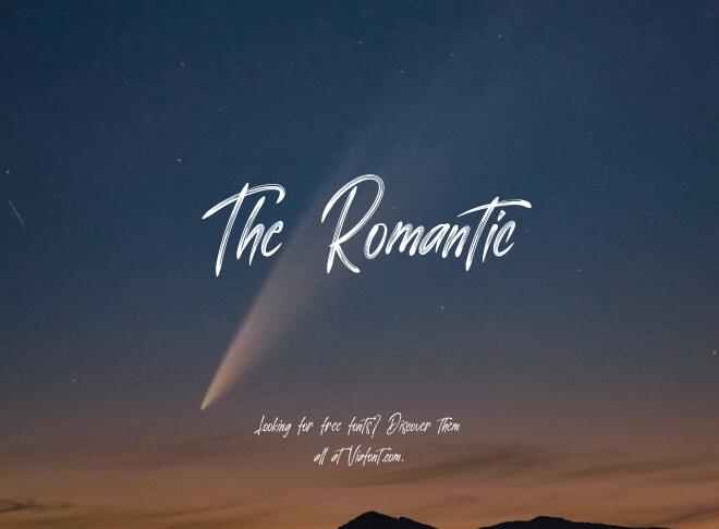 The Romantic Font