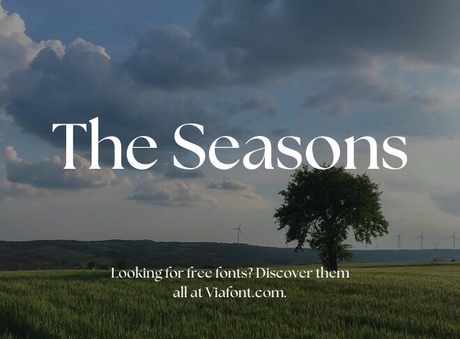 The Seasons Font