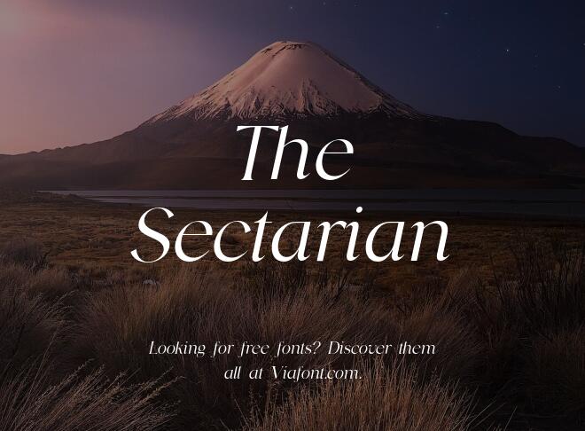 The Sectarian Font