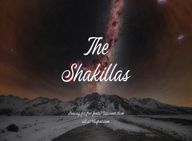 The Shakillas Font