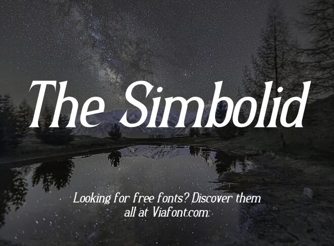 The Simbolid Font