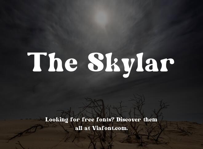 The Skylar Font