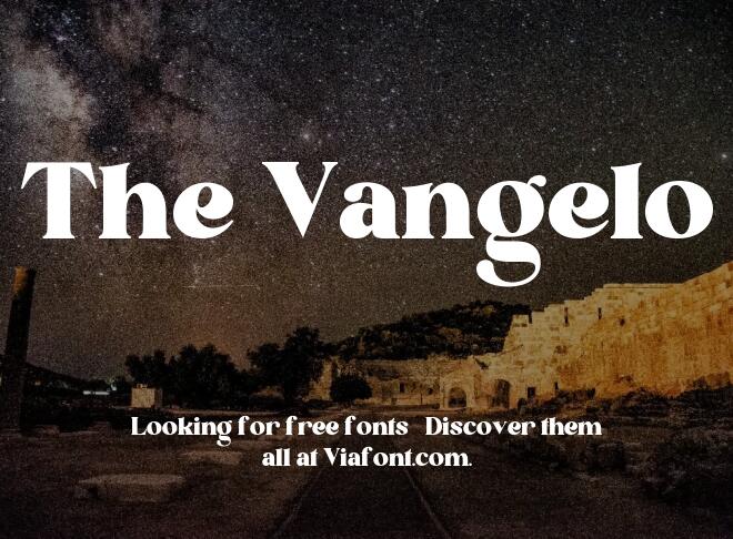 The Vangelo Font
