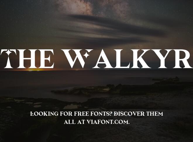 The Walkyr Font