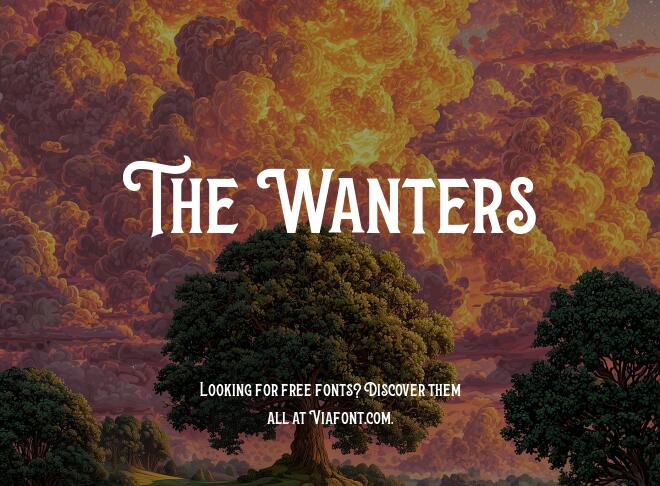 The Wanters Font