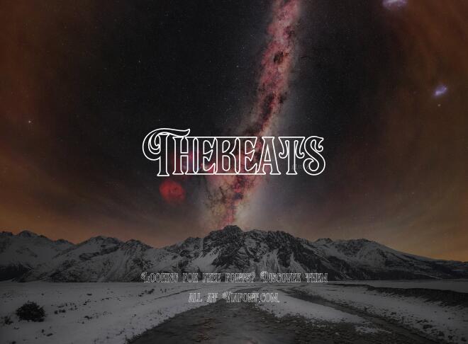 Thebeats Font