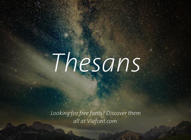 Thesans Font
