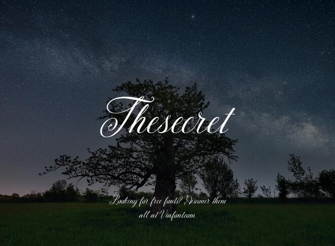 Thesecret Font