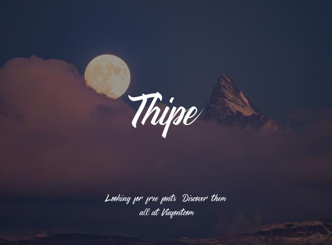 Thipe Font