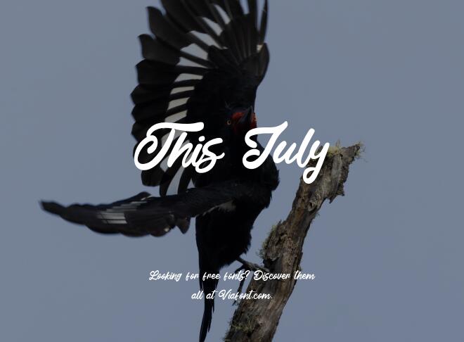 This July Font