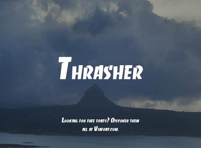 Thrasher Font