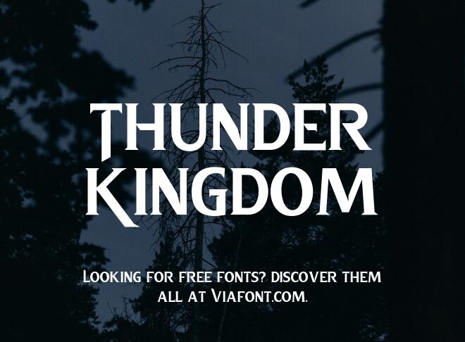 Thunder Kingdom Font