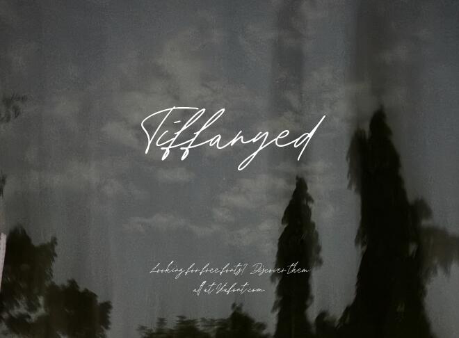 Tiffanyed Font