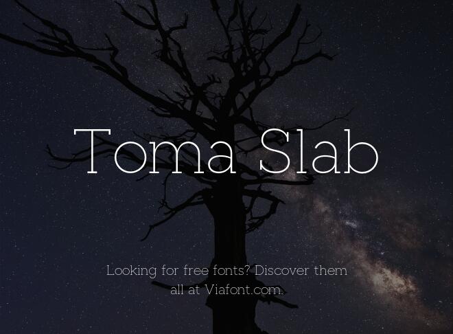 Toma Slab Font