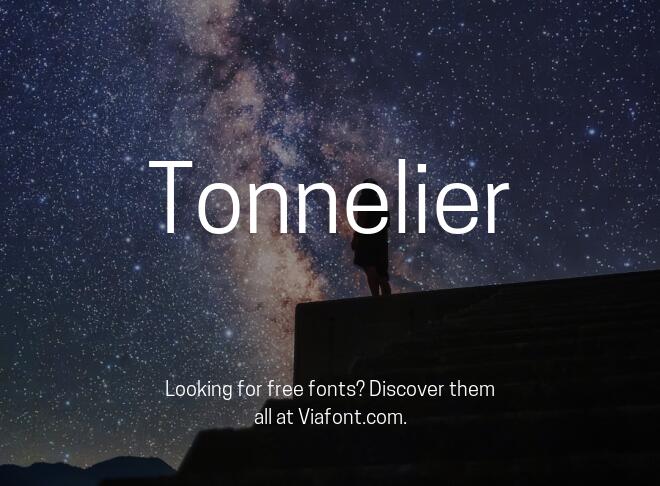 Tonnelier Font