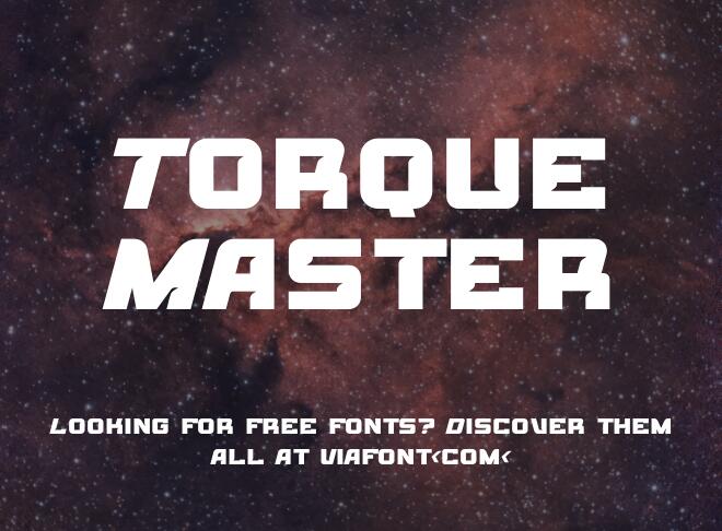 Torque Master Font