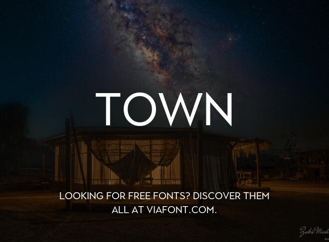 Town Font