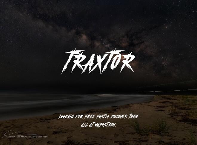Traxtor Font