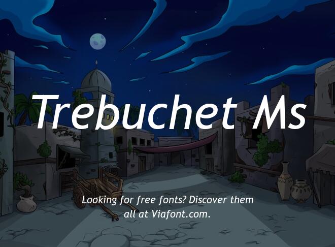 Trebuchet Ms Font