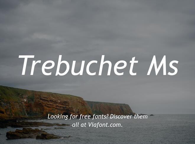 Trebuchet Ms Font