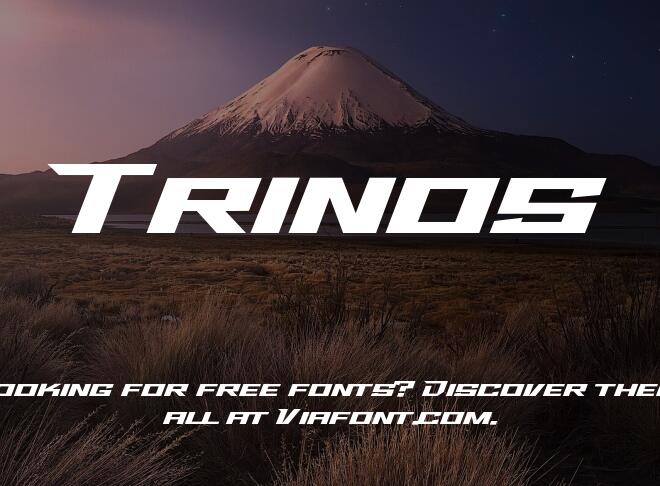 Trinos Font