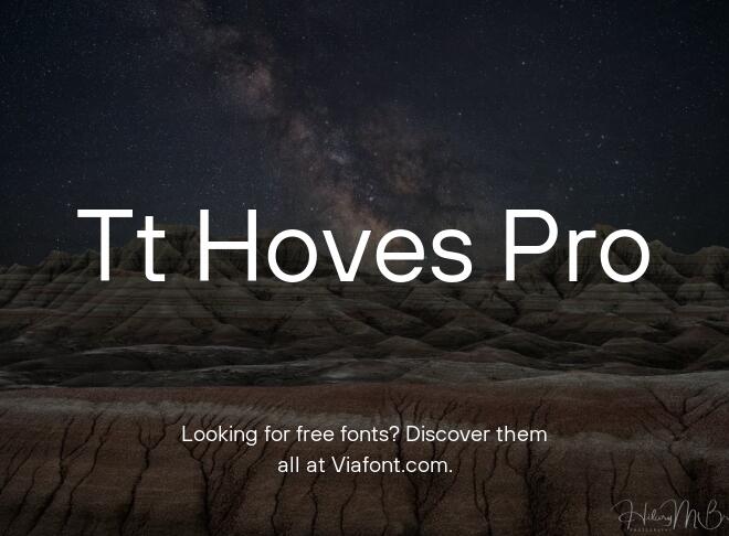 Tt Hoves Pro Font