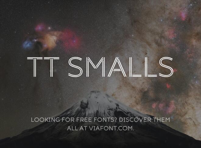 Tt Smalls Font