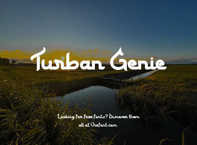 Turban Genie Font