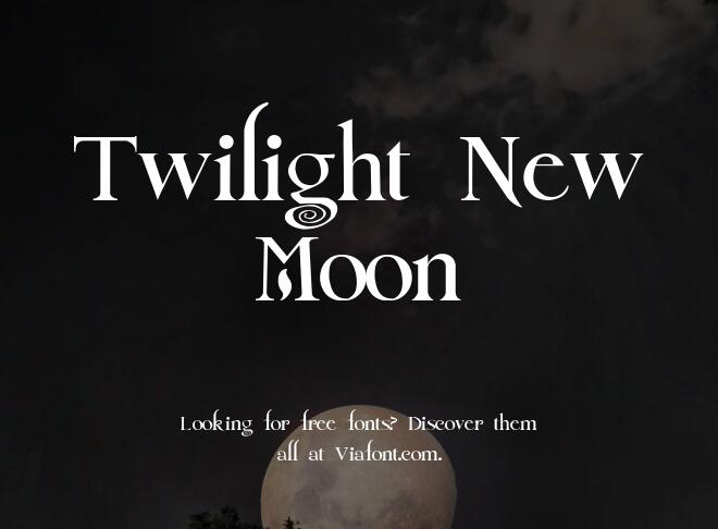 Twilight New Moon Font