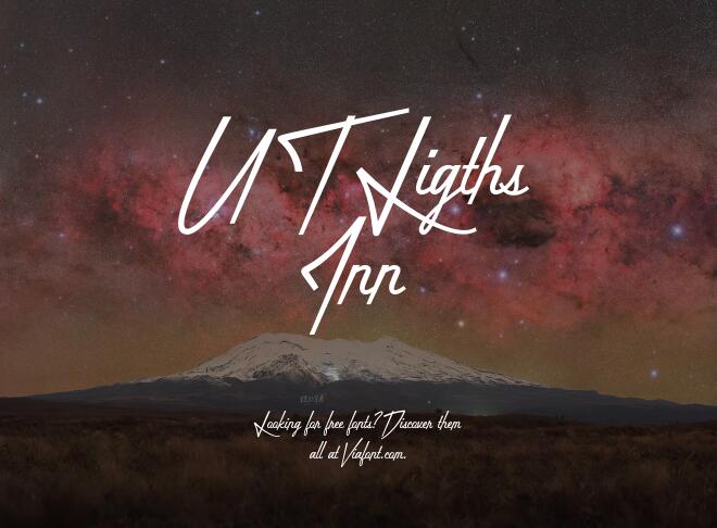 U T Ligths Inn Font