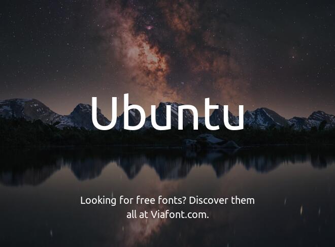 Ubuntu Font