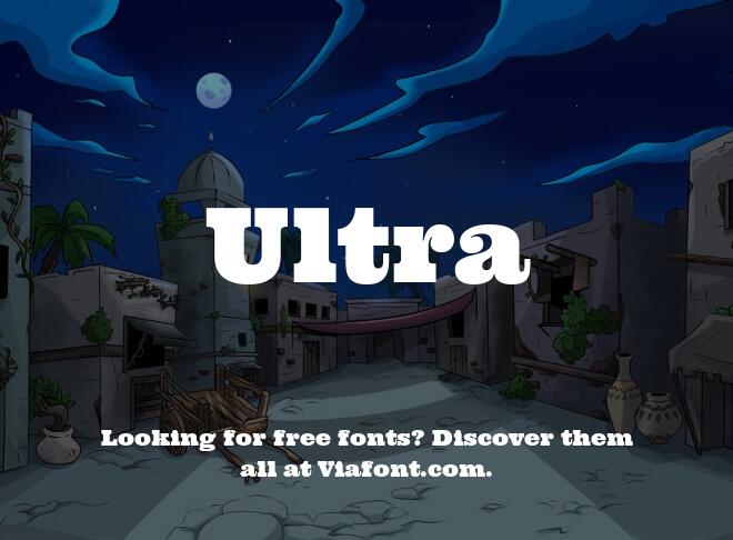 Ultra Font