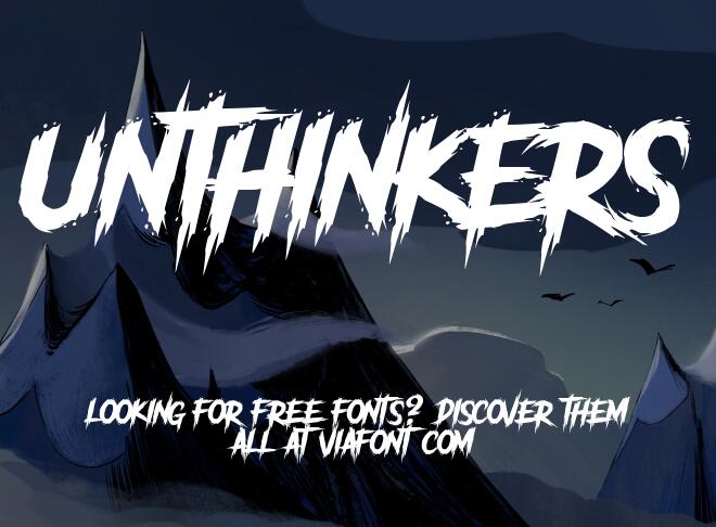 Unthinkers Font