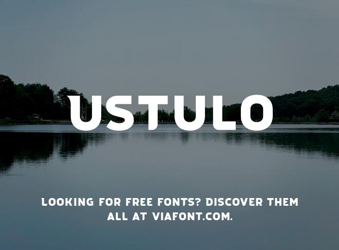 Ustulo Font
