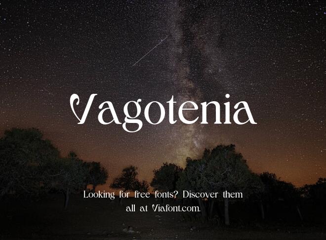 Vagotenia Font