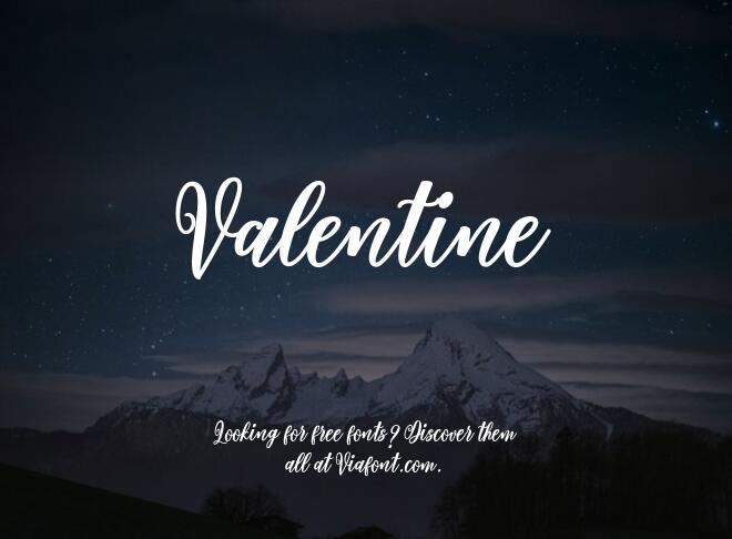 Valentine Font