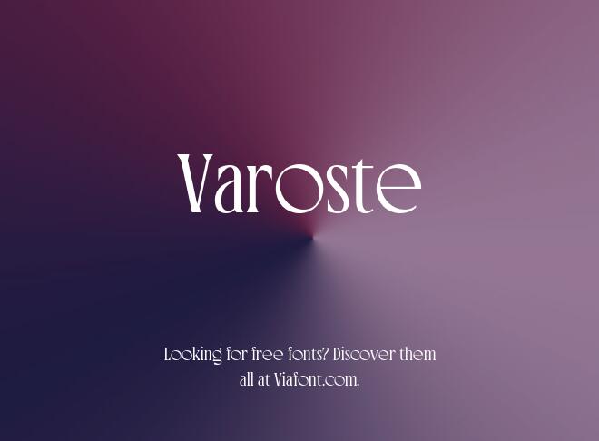 Varoste Font