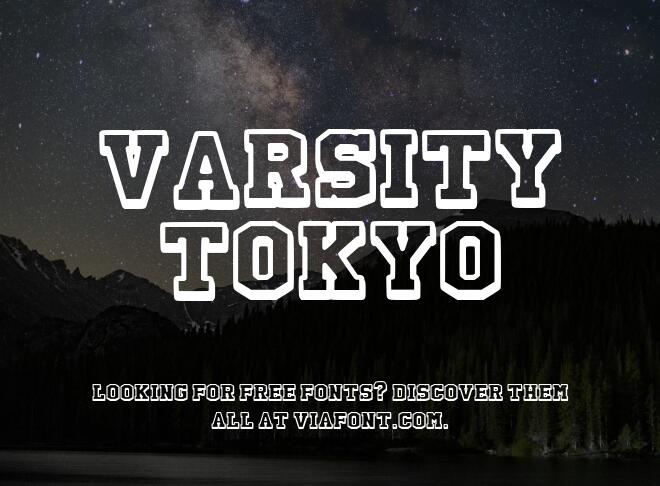 Varsity Tokyo Font