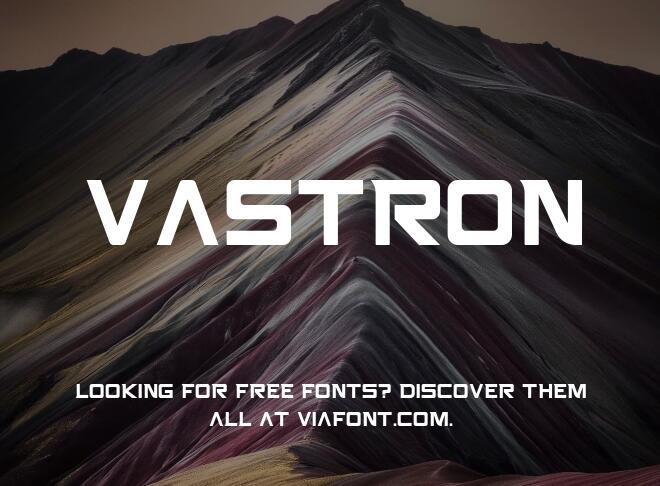 Vastron Font