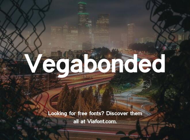 Vegabonded Font