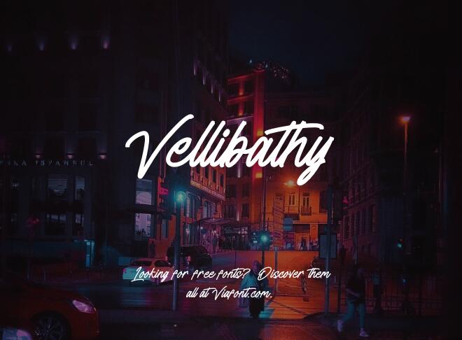 Vellibathy Font