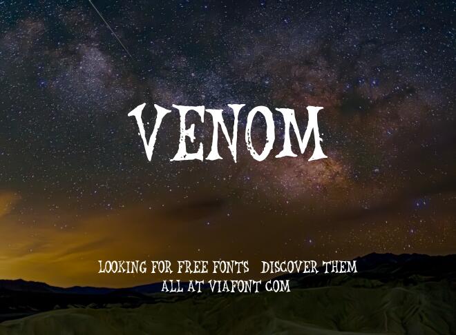 Venom Font