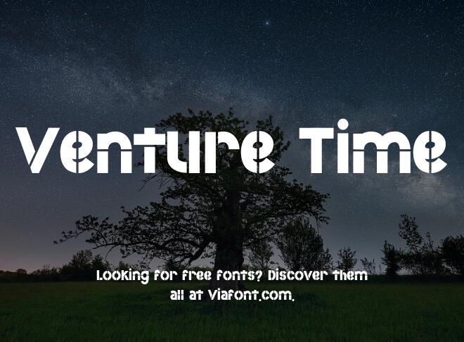 Venture Time Font
