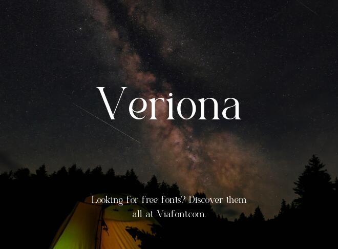 Veriona Font